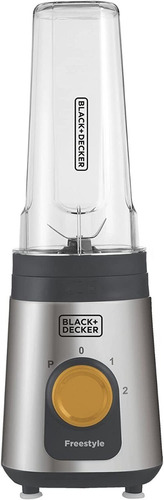 Liquidificador portátil Black+Decker Freestyle LP320 inox com jarra de plástico 220V - Inclui 2 acessórios