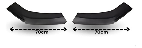 Lip Delantero Universal 4 Piezas Spoiler Protector Kit