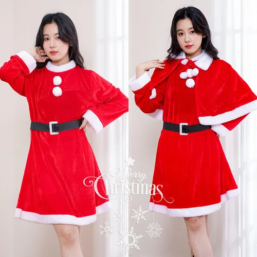 Vestido Navideño De Papá Noel, Disfraz Navideño Sin Chal
