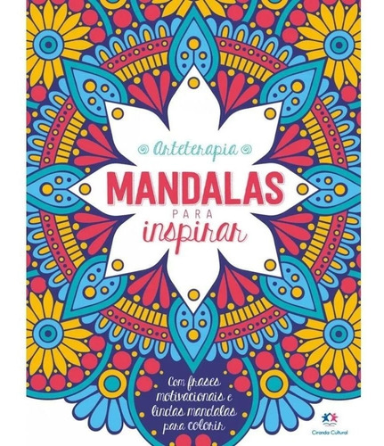 Livro Para Colorir Mandalas Para Inspirar 48 Páginas