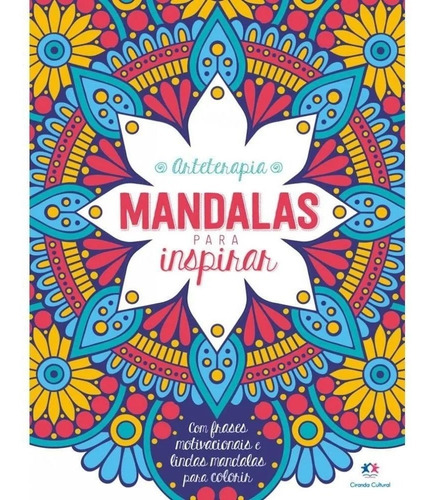 Livro Para Colorir Mandalas Para Inspirar 48 Páginas 