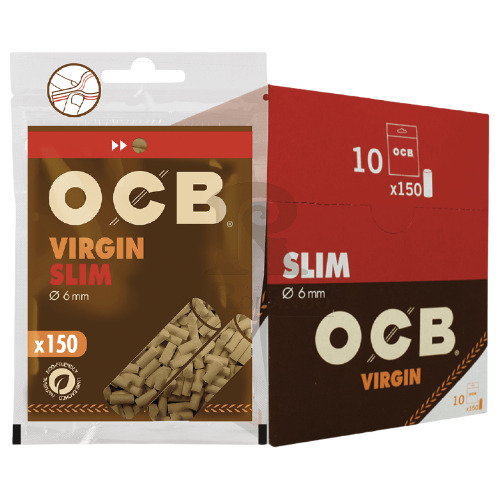 Filtro Ocb Virgin - 10 X Bolsa  / Enrolando