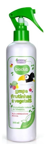 Higienizador Frutas Vegetais Natural Para Bebê Bioclub 300ml