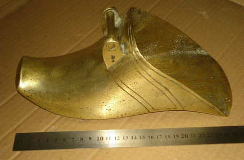 Vint_retro Estribo Para Caballo De Bronce Antiguo (Usado)