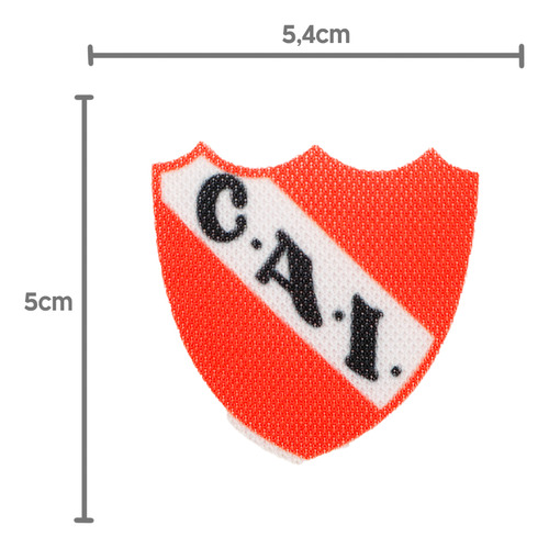 Parche Escudo Deportivo De Futbol Chico Art.05 X 6 U. Independiente