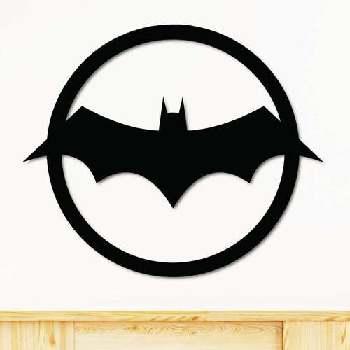 Cuadro Decorativo Batman - Madera Corte Láser