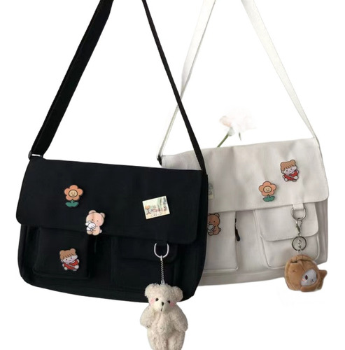 Bolso De Hombro Casual Lindo Bolso Escolar Japonés Bandolera