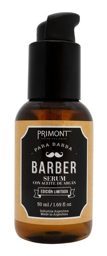 Kit Primont Barber Shampoo Cera Acondicionador Serum Barba