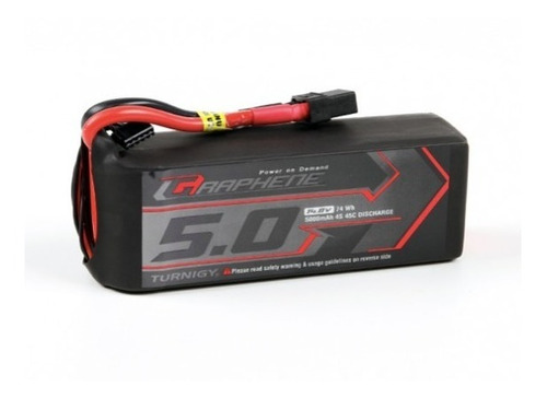 Bateria Lipo 5000mah 14.8v 4s 45c Grafeno Turnigy Robotica