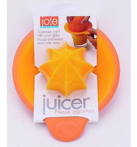 Orange Silicone Handheld Juicer