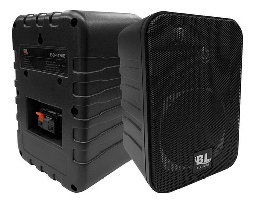 Par Bafles Techo Blauline Bb4120 Negro Musica Funcional 300w