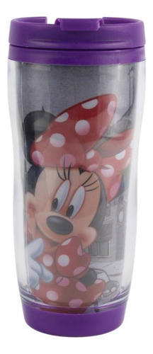 Copo Térmico De Plástico 350ml Mickey Mouse Disney Oficial 