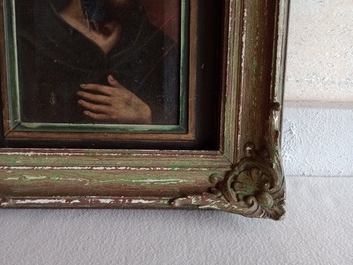 Antigo Quadro Histórico Ost Século 19 Frei/ Baronesa Jundiaí (Usado)