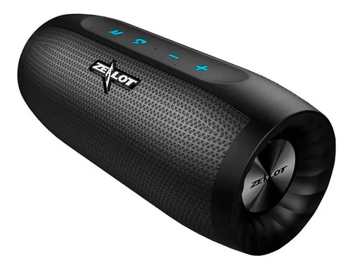 Parlante Negro Resistente Al Agua Bluetooth Zealot S16 Febo