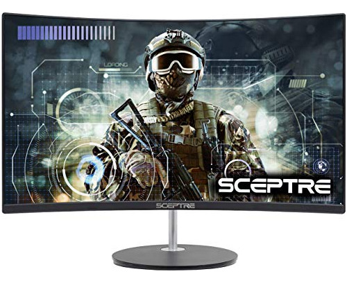 Monitor Sceptre Led Curvo 24  75hz Vga Hdmi 1080p Full Hd