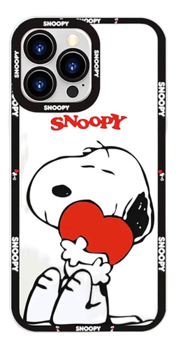 Carcasa Importada Snoopy Para iPhone De Silicona