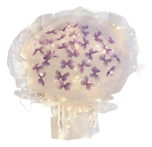 Ramo De Flores De Mariposa, Materiales Mariposa Morada 33
