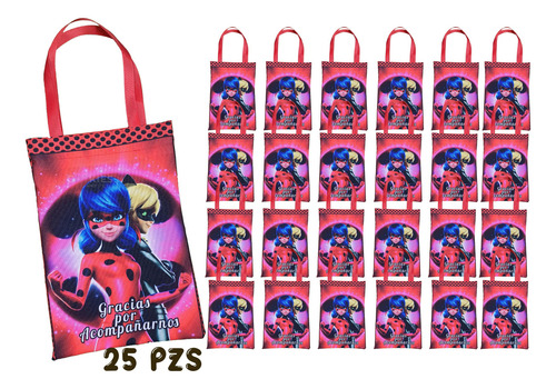 25 Dulceros Miraculos Ladybug Mod 1 Personalizados