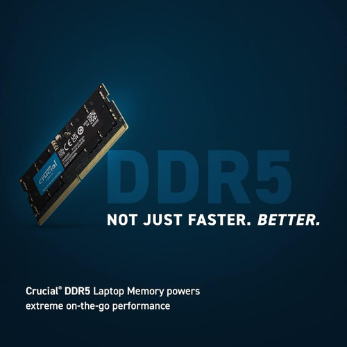 Memoria Ram Para Notebook Crucial Ddr5 16gb 5600mhz So-dimm