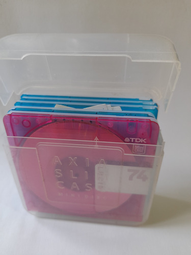 Tdk Minidisc Md - 5 Unidades - 74 Minutos, Virgem, Box Com 5 (Usado)