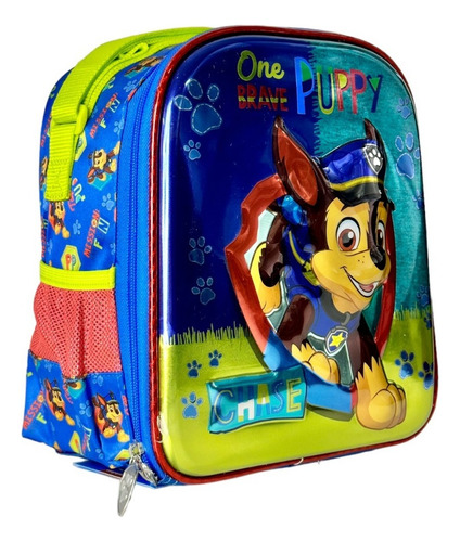 Kit Mochila Paw Patrol Chase Ruedas Lonchera Lapicera Origin