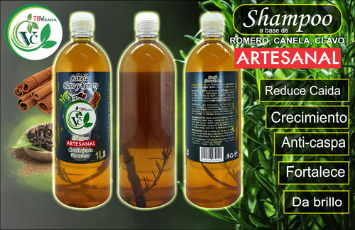 Shampoo Tratamiento Anticaida, Alopecia, Caspa Tbvisana