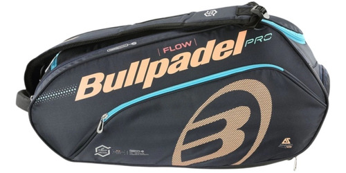 Bolso Paletero Bullpadel Flow Bag Negro Palermo Tenis