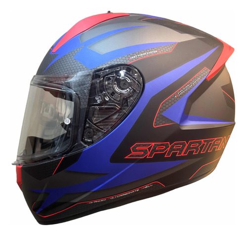 Casco Spartan Stinger Powered Azul