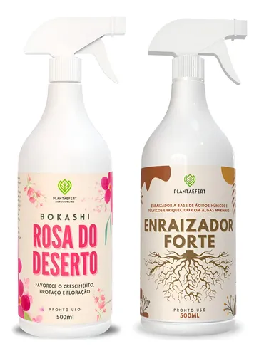 Adubo Caseiro Para Rosa Do Deserto Florir 2x500ml Uso Direto | MercadoLivre