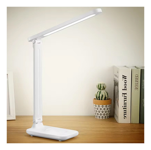 Lámpara De Mesa Con Carga Usb Y Enchufe De Doble Propósito,