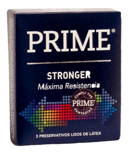 Preservativos Prime Stronger Mayor Seguridad Y Resistencia