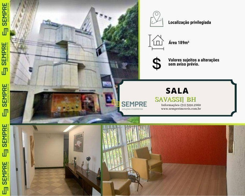 Imagem 1 de 17 de Sala À Venda, 189 M² E 02 Vagas - Savassi - Belo Horizonte/mg - Sa0103