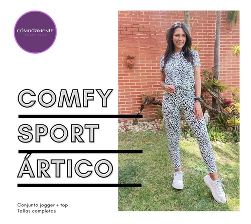 Conjunto Deportivo Comfy Set Para Dama Ártico Por Talla