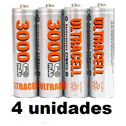 Bateria Aa Recargable Pilas Doble A Oferta 4 Unidades