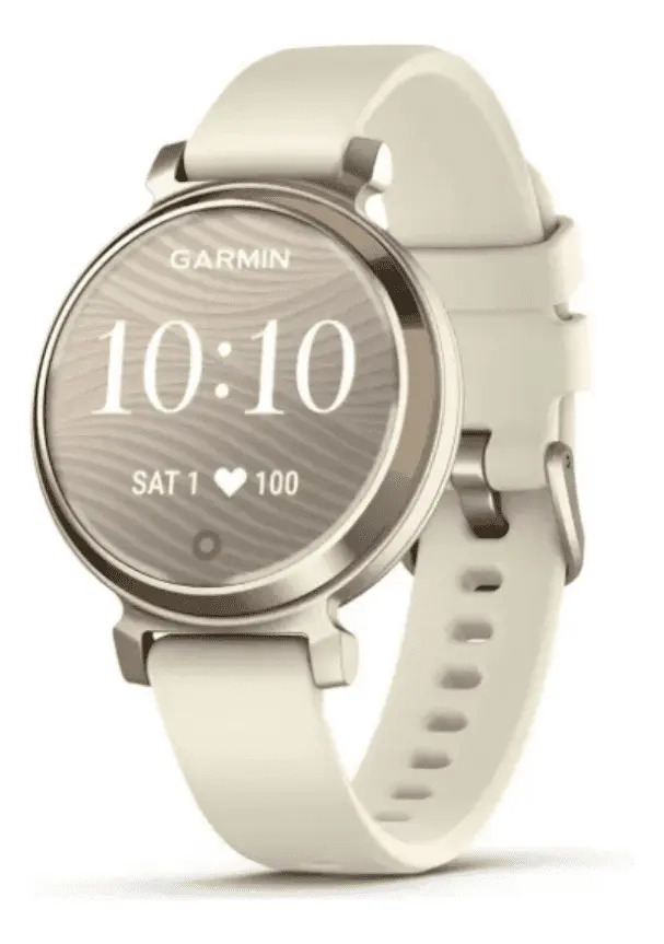 Relógio Garmin Lily 2 Dourado Pulseira De Silicone Ouro Creme Coconut