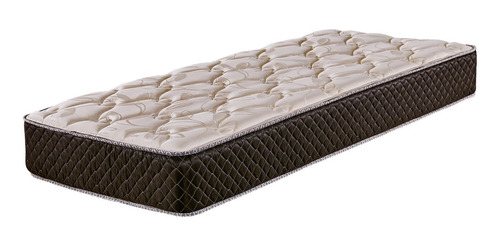 Imagen 1 de 3 de Colchón 1 plaza de espuma Cannon Espuma Exclusive beige y marrón - 80cm x 190cm x 29cm con doble pillow top
