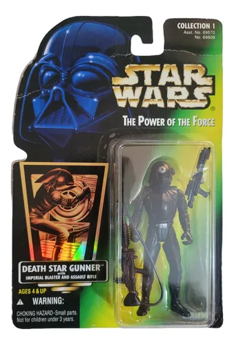 comprar Star Wars Potf, Green Card Holograma, Death Star Gunner New