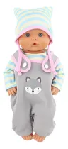 Comprar Ropita De Muñeca Bebé Reborn Otros Bebotes Cjto.rayas C\u002Fgorr