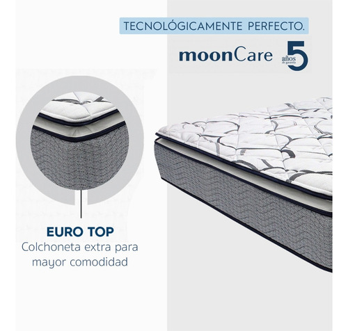 Kit Colchón Individual Restonic Calm + Almohadas