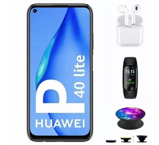 Smartphone Huawei P40 Lite Dual Sim 128 Gb Negro Oscuro 6 Gb