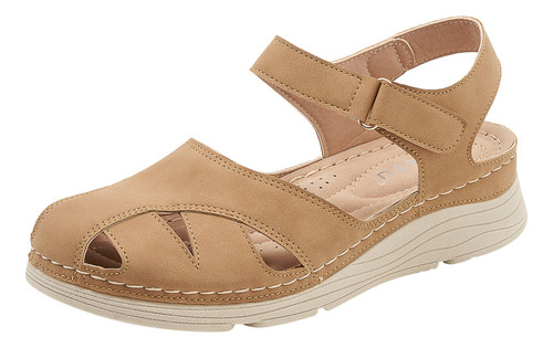 Sandalias De Las Mujeres Cómodo Baotou Casual Hollow Out