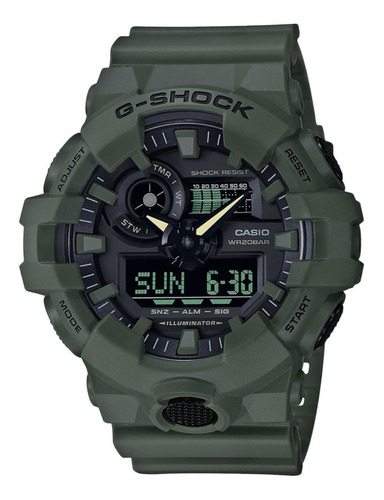 Reloj Para Caballero Casio G-shock Modelo: Ga-700uc-3a  Envi
