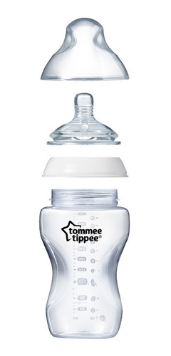 Mamadera Closer To Nature 340 Ml Tommee Tippee Color Transparente