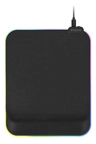 I-rocks C45e Rgb - Alfombrilla De Mouse Con Reposamuecas