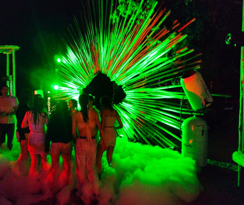 Imagen 1 de 10 de Espuma , Tunel Led , Alquiler , Fiesta , Evento