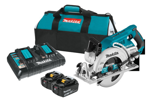 Makita Juego Sierra Circular 7-1/4  Xsr01pt Inalámbrica