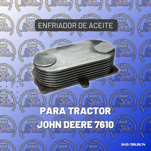 Enfriador De Aceite Para Tractor John Deere 7610