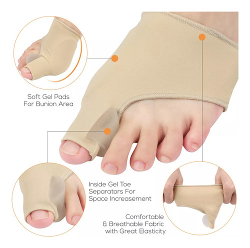 Kit Corrector Juanete Alivio Dolor Hallux Valgus Ortopédico