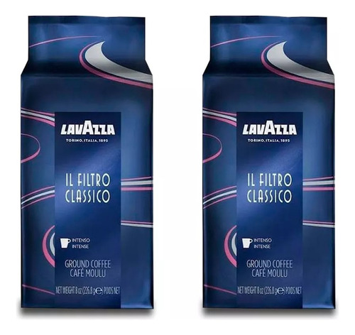 Cafe Italiano Lavazza Filtro Clasico Molido 1 Kg Pack X2