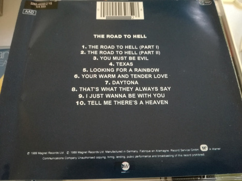 Chris Rea - Road To Hell - Cd - Germany